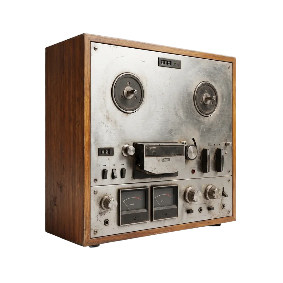 Reel-to-reel tape deck