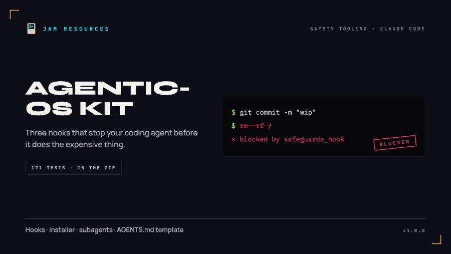 Agentic-OS Kit — safety hooks for Claude Code